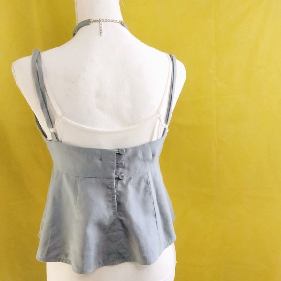 BCBG cami top with cute bow choker - Picture 3 of 7